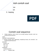 Contoh Soal Sequence Selection Looping