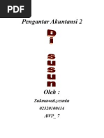 Download TUGAS PENGANTAR AKUNTANSI 2 by CummaYesmin Bakpao SN55173514 doc pdf