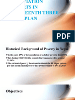 Poverty Alleviation Efforts in Thirteenth Three Year Plan