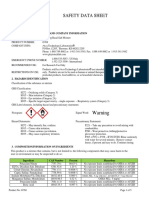 Safety Data Sheet: Warning