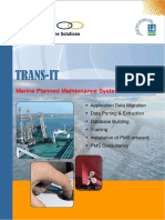 Trans-It: Marine Planned Maintenance System Data Services