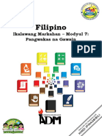 Filipino9 q2 Mod7 Pangwakas Na Gawain
