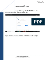 Talentio Login Process & Hackerrank Profile Gmail