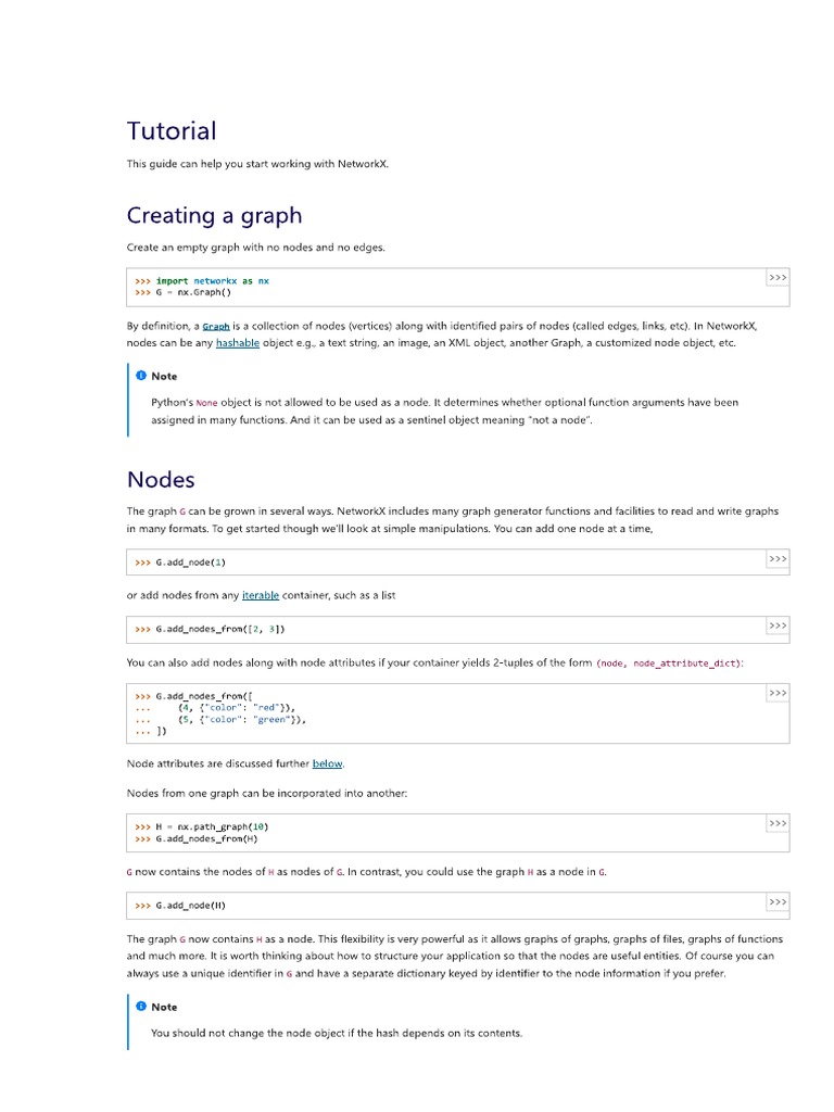 002 NetworkX Documentation PDF