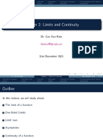 Chapter 2 Limits and Continuity