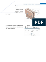 Assignment Transverse Shear: Emm 213 Strength of Material