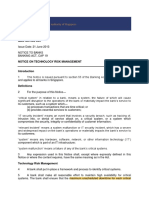 MAS Notice on Technology Risk Management | PDF