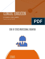 Clinical Education: Prepared By: Diane Joyce D. Buot, RRT