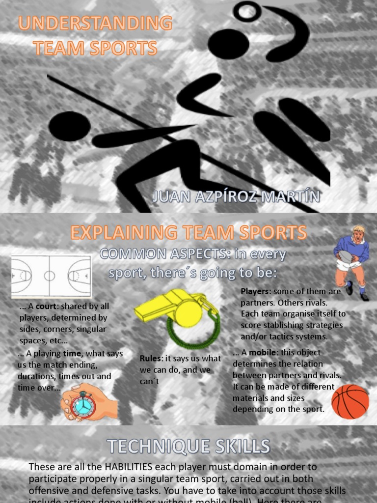 Team Sport Skills and Tactics Guide | PDF | Basketball Positions | Team ...