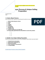 Copy of Template_ Create a Buyer Persona & Unique Selling Proposition