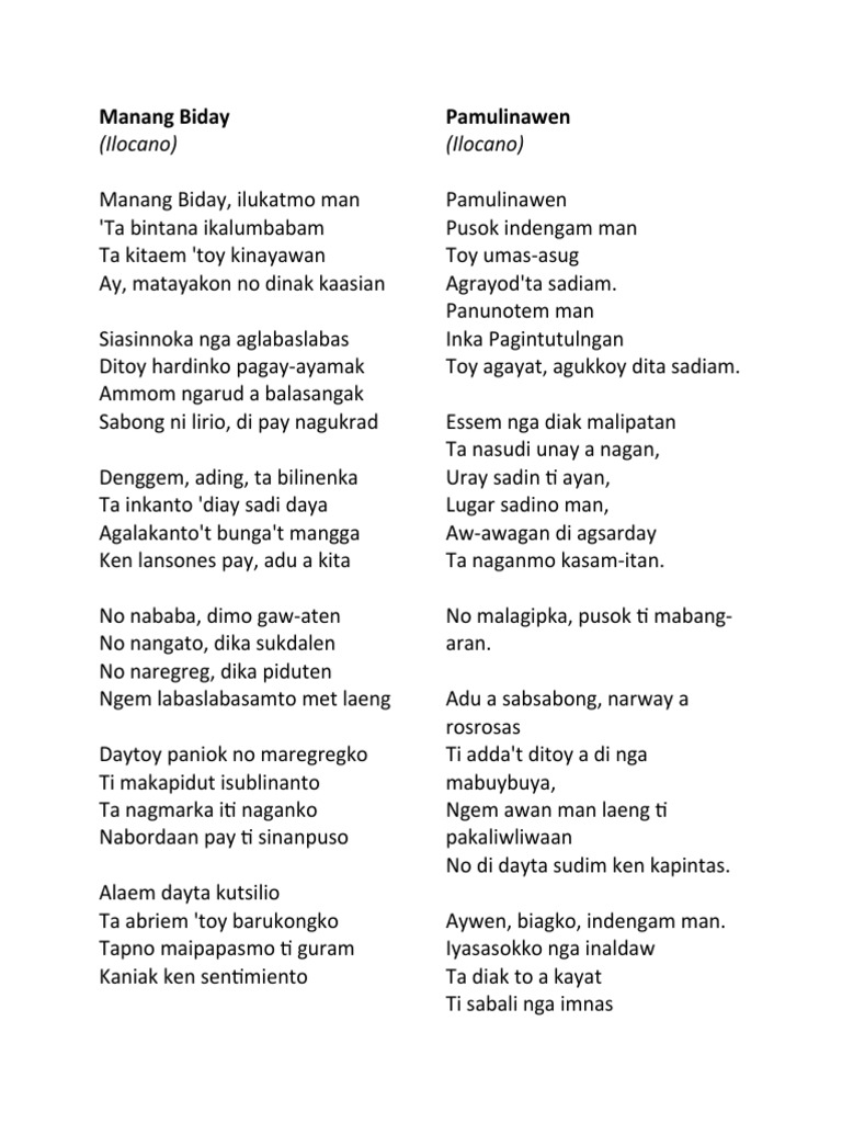 Awiting Bayan | PDF