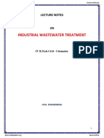 Industrial Waste Water Treatment - U1
