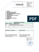 Procedimiento de Transferencia de Documentacion Al Archivo General