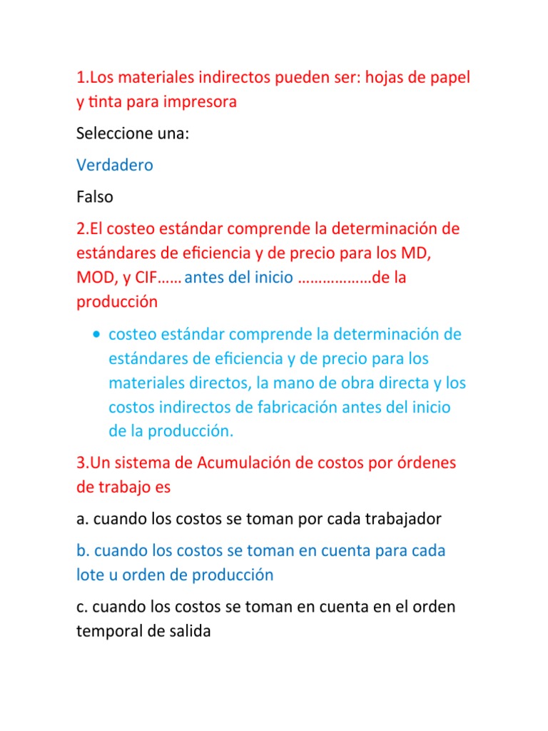 Guía de Costeo y Acumulación de Costos | PDF | Costo | Inventario