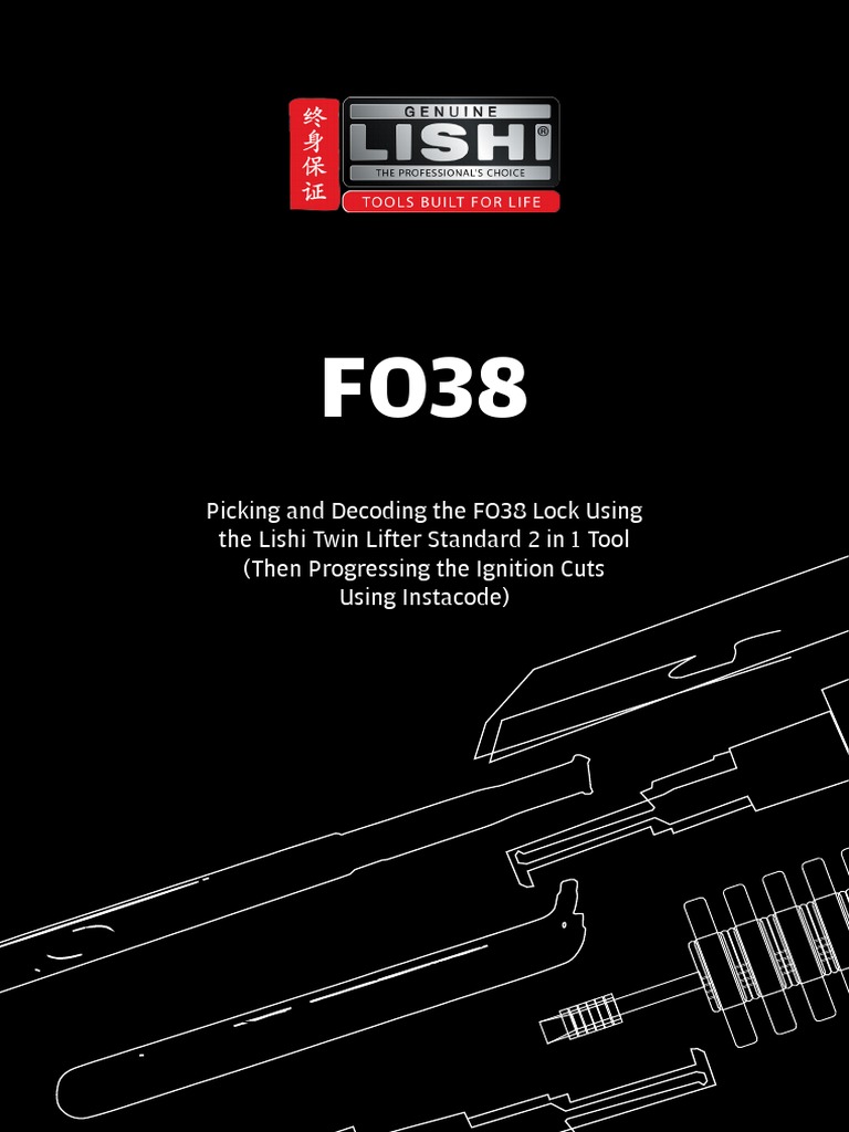 Decoding FO38 Lock with Lishi Tool | PDF