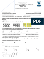 Matematicas 6 Tercer Periodo 2021