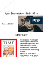 Igor Stravinsky (1882-1971) : Text: Pp. 830-840