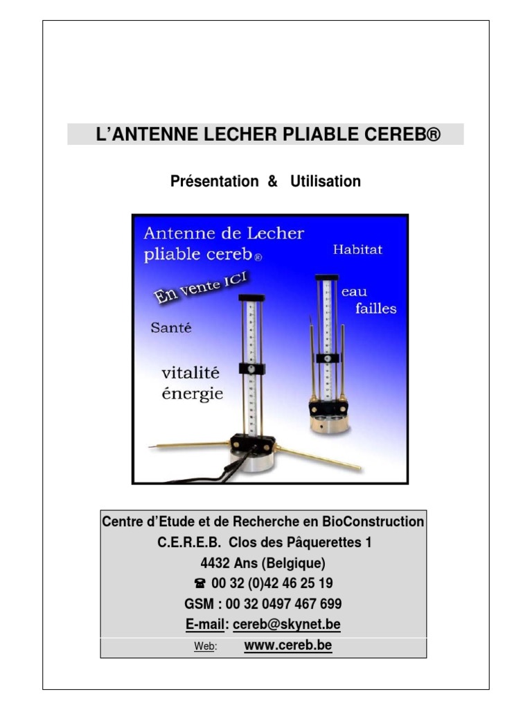 Antenne Lecher ACMOS (Version 2018)