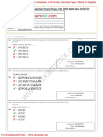 SSC Phase 8 Question Paper 6 November 2020 3rd Shift in English