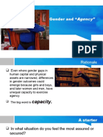 Gender and Agency