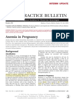 Anemia Pregnancy ACOG 2021. 2