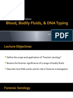 Blood, Fluids, DNA Power Point