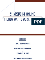 Sharepoint Online " ": The New Way To Work Together