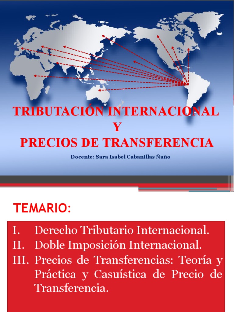 Tributacion Internacional Y Precios De Transferencia Pdf Impuestos
