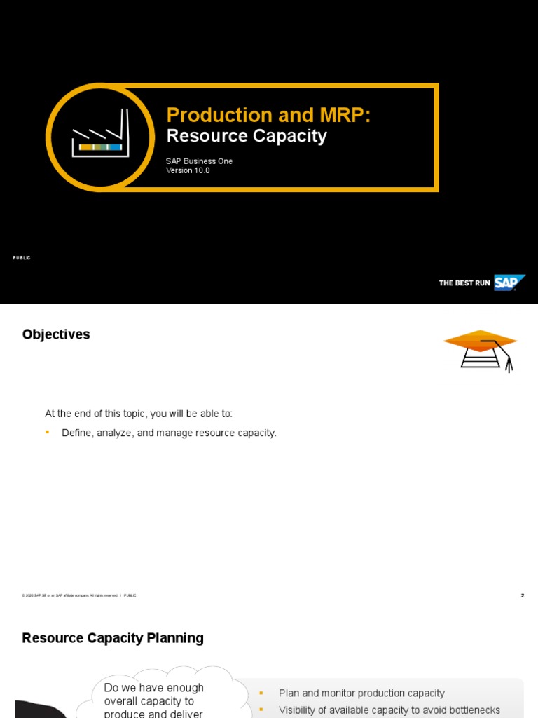 10 Production 22 Resources Capacity | PDF | Computing | Business