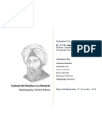 Evaluate Ibn Khaldun As A Historian: Submitted To