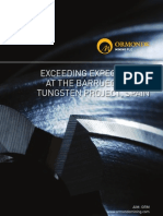 Exceeding Expectations at the Barruecopardo Tungsten Project, Spain