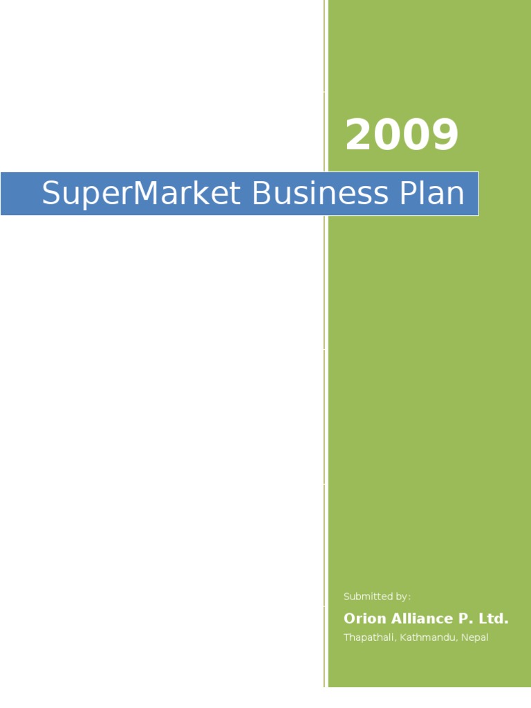 supermarket business plan pdf download