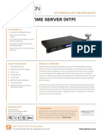 Network Time Server (NTP) : NTS-6002-GPS