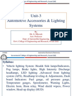 Unit-3 Automotive Accessories & Lighting Systems