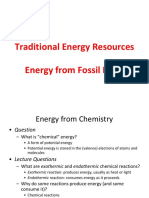 Traditional Energy: Fossil Fuels