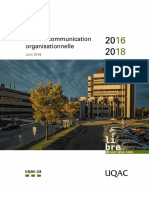 Plan de Communication UQAC 2016 2018