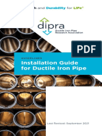Installation Guide For Ductile Iron Pipe: Strength