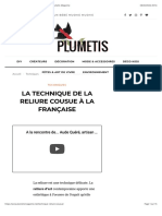 La Technique de La Reliure Cousue à La Française • Plumetis Magazine