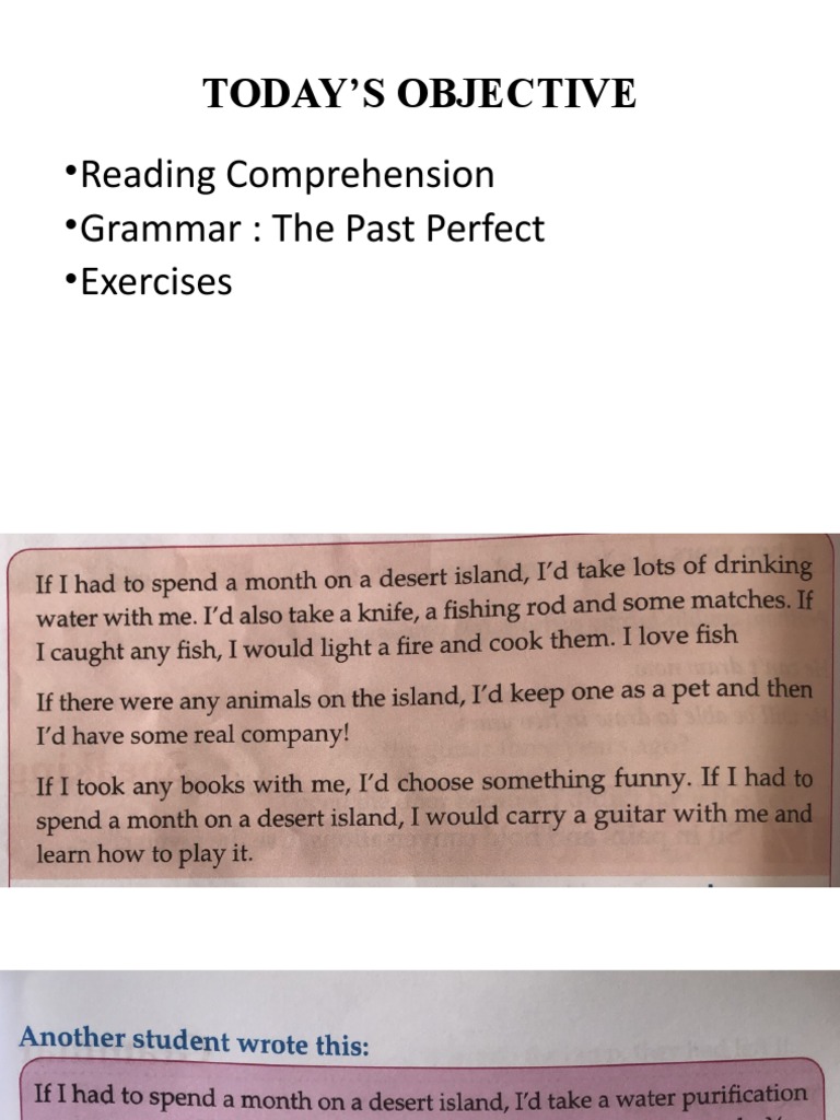 Past Perfect Worksheet Reading Comprehension 686x970