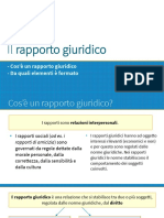 3 - Il Rapporto Giuridico e La Capacità Delle Persone Fisiche