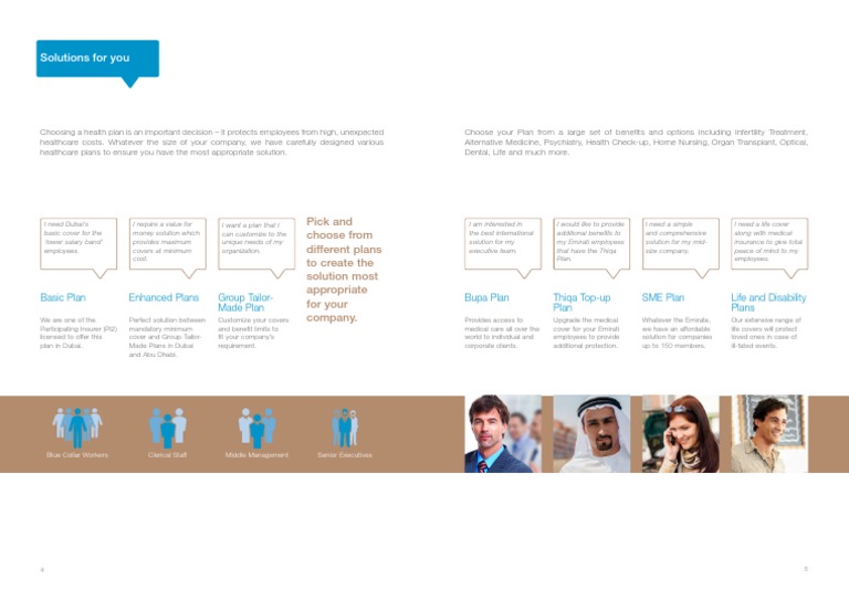 Thiqa Top-Up Health Plans Overview | PDF | Health Care | United Arab ...
