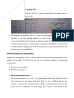 Geometrical and Magnetic Neutral Axis