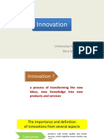 Transforming Ideas into Products and Services through Innovation