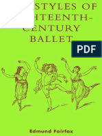 Fairfax Edmund - The Styles of Eighteenth Century Ballet