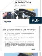 Manual Inspeccion Tren Rodaje Excavadoras Hidraulicas Volvo Partes Componentes Orugas Cadenas Medicion Desgaste