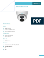 4MP Fixed Dome Network Camera: IPC-T114-PF28