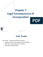 Legal Consequences of Incorporation