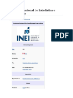 Instituto Nacional de Estadística e Informática INEI