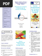 ESMAIA - Panfleto Curso Profissional Design Gráfico
