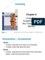 Financial Accounting: Long-Term Investments and The Time Value of Money